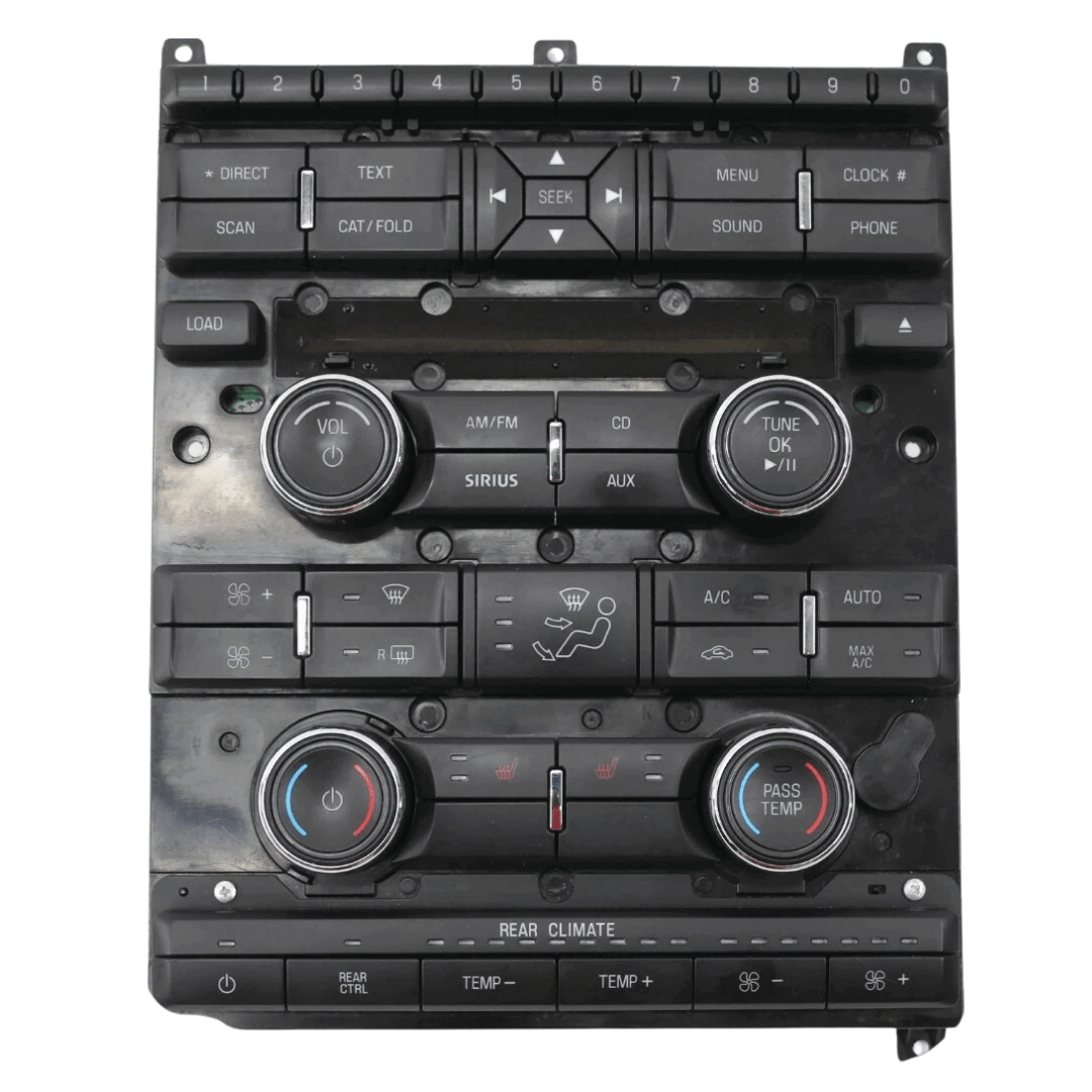 2009-2011 Ford Flex Ac Heater Radio Control Panel 8A8T-18A802-CF used OEM part
