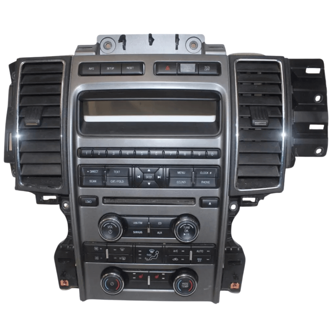 2010-2012 Ford Taurus Radio Face Climate Control Panel AG1T-18A802-CB used OEM part