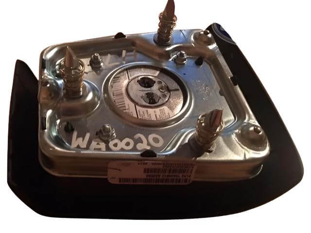 2009 2010 2011 2012 Ford F150 Raptor Driver Wheel Air Bag Black LH, used OEM part, original never deployed airbag, replacement part 401-AB4A