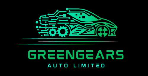 GreenGears Auto Limited logo promoting sustainable auto parts