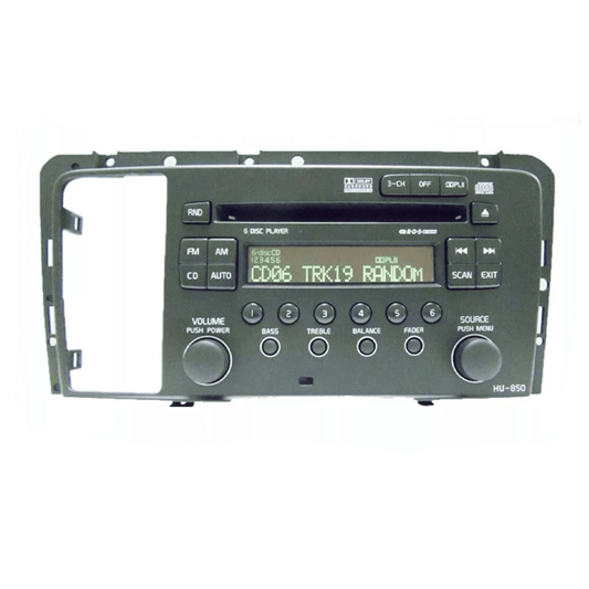 05 06 07 08 VOLVO V70 S60 RDS Radio Stereo 6 Disc Changer CD Player OEM HU-850, used OEM part, high-quality tested unit