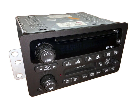 2003-2006 GMC Chevrolet OEM Factory RDS Stereo AM FM Radio 6 Disc Changer CD Player, used OEM part