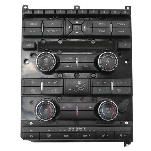2009-2011 Ford Flex Ac Heater Radio Control Panel 8A8T-18A802-CF used OEM part