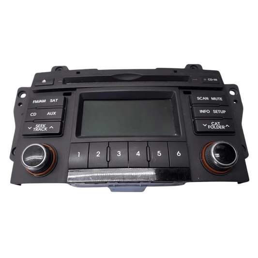 2010-2013 Kia Forte Sedan Radio Receiver & Display Assy OEM AM-FM-CD Bluetooth, used OEM part