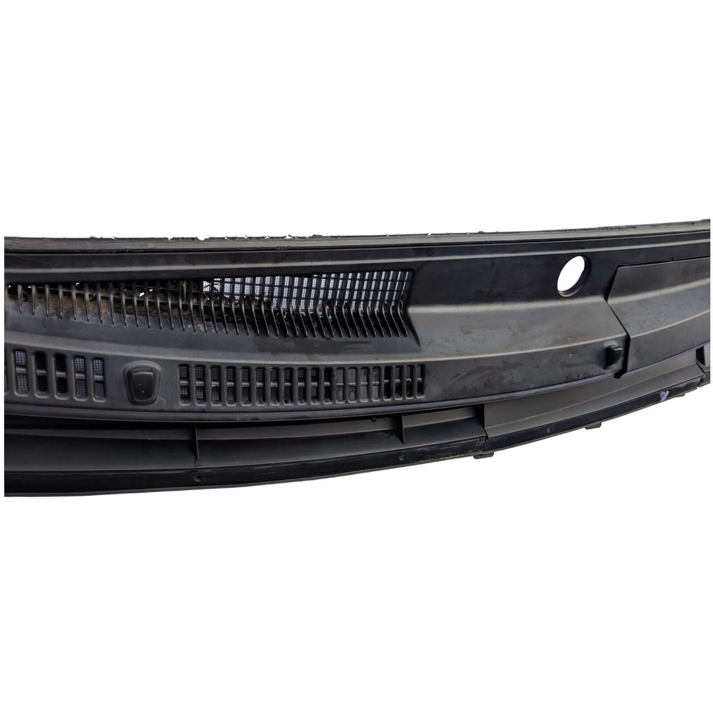 2012-2017 Toyota Prius C Front Windshield Cowl Panel Top Assembly 456231-11610 used OEM part in excellent condition.