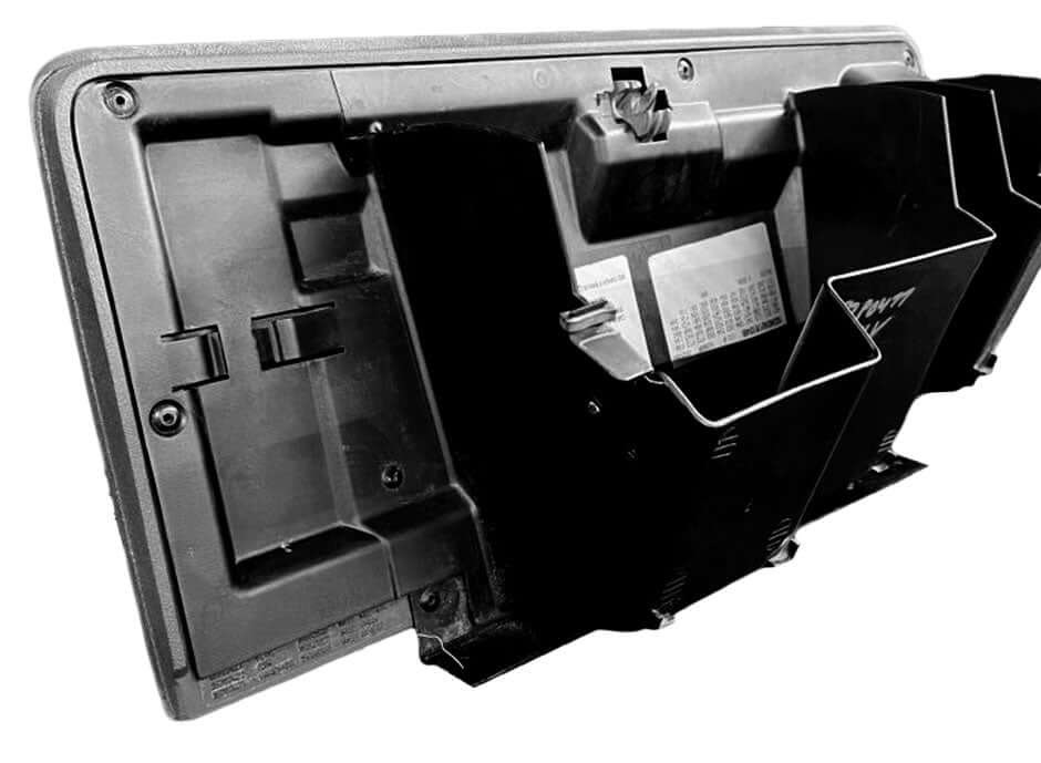 Used OEM 1999-2007 Chevrolet Silverado Sierra Dash Glove Box Storage Compartment Door Dark Gray