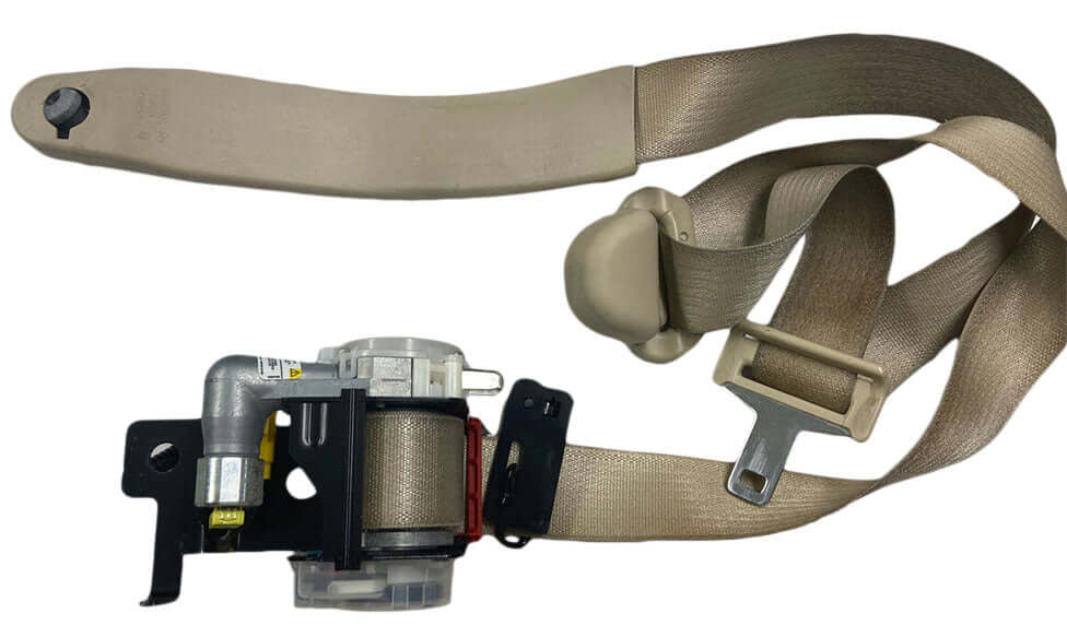 Used OEM 2005-2008 Lincoln Town Car Front Seat Belt Retractor Tan (40/20/40) OEM Set Pair